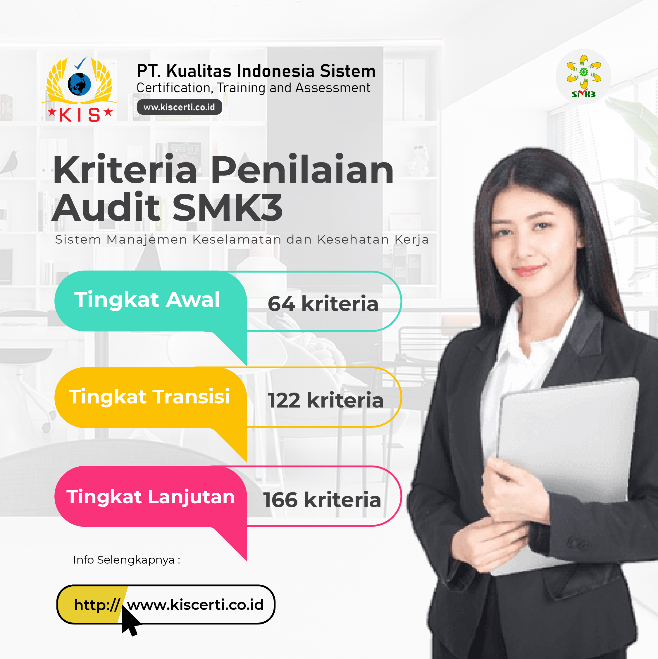 kriteria penilaian audit smk3